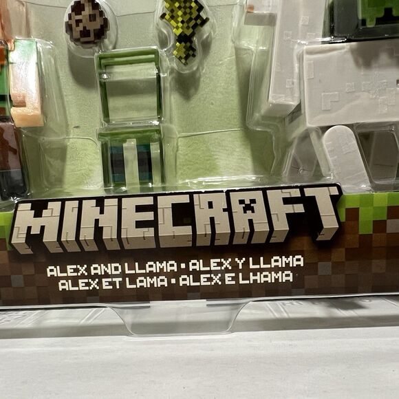 Minecraft Alex And Llama Deluxe Figure- 3.25" Figure - Picture 3 of 15